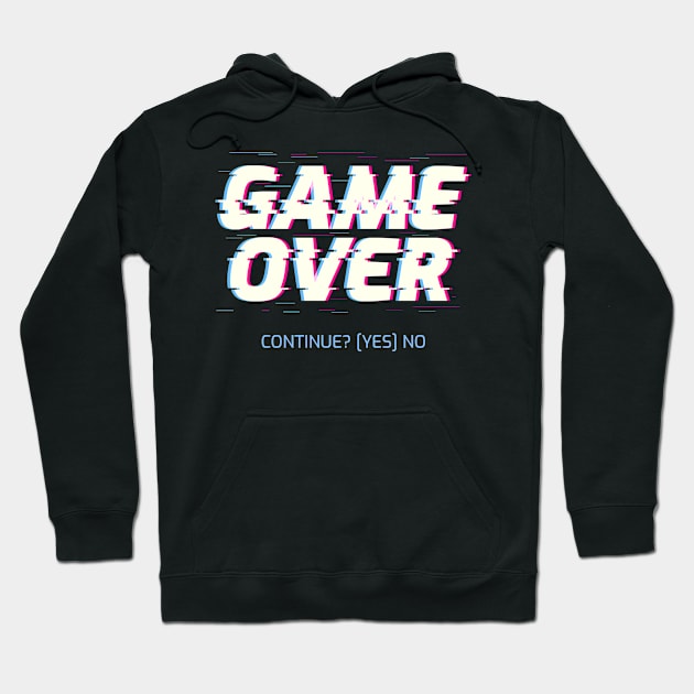 game Over Hoodie by Internal Glow